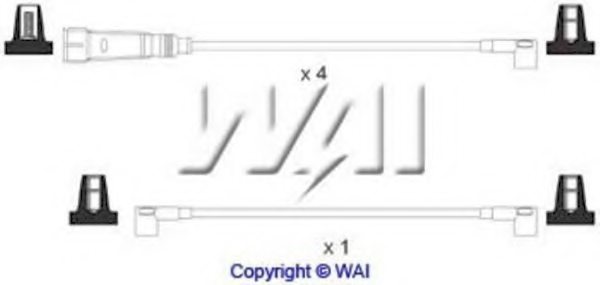 WAIglobal SL084 Ignition Cable Kit